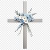 A simple, high-resolution image of a crucifix with a clear background.