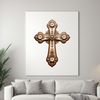 A Clear Background Crucifix A high resolution transparent PNG image of a crucifix against a clear background.