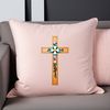 High-Resolution Crucifix Graphic Design A large, high-resolution transparent PNG image of a simple Crucifix against a clear background.