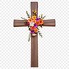 Beautiful Religious Symbol PNG Image Religious iconography featuring a high-resolution transparent cross with a clear background.
