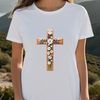 Traditional Cross with Floral Motifs A detailed image of a traditional cross with floral motifs.