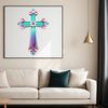 Transparent Crucifix Illustration A high-resolution transparent PNG file of a crucifix on a clear background.
