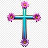 Simple Transparent Cross PNG A simple, transparent PNG image of a crucifix with a clear background.
