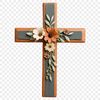 Traditional Religious Cross Design PNG Image A free to download and use PNG image of a traditional religious cross design, ideal for various applications.