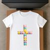 High-Res Transparent Cross Image A transparent high-resolution cross with floral details on a clear background.