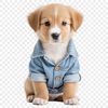 A PNG image of a small animal, a playful dog breed, suitable for various creative projects.