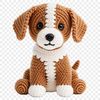A high-resolution PNG image of a cute puppy with a clear background.