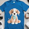A high-resolution transparent PNG image of a cute puppy with a clear background.