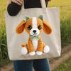 A high-resolution PNG image of a cute puppy with a clear background, suitable for sublimation printing and commercial use.