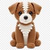A high-resolution image of a cute puppy with a clear transparent background.