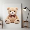 Cuddly Transparent Teddy Bear PNG Icon A high-resolution transparent teddy bear in a clear background PNG format for commercial and personal use.