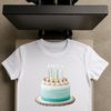 Colorful Transparent Cake Design Transparent PNG background featuring a clear and colorful illustration of a birthday cake with frosting and decorations.