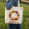 Elegant Flower Garland An intricately designed flower wreath with clear background, perfect for print-quality use or web design.