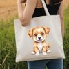 Transparent Dog Image with Clear Background A cute puppy in a clear background with transparent edges suitable for high-resolution print.