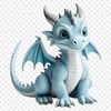 A large, high-resolution image of a mythical dragon with a clear transparent background.