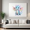 An open-source, high-quality image of a dragon in a clear format suitable for commercial use and personal projects.