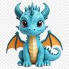 High Res Scaled Companion A high-resolution image of a mythical creature with scales and wings, suitable for commercial and personal use.