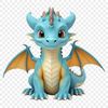 A colorful, high-resolution illustration of a mythical creature, suitable for commercial or personal use in various designs.