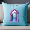 Beautiful Fairy Portal Artwork A whimsical fairy door with intricate details and a clear background.