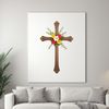 Beautiful Christian Cross Symbol PNG A high-resolution transparent PNG graphic of a Christian cross symbol.