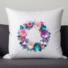 Floral Wreath PNG A decorative floral wreath with a clear background, ideal for personal or commercial use.