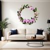 Beautiful PNG Floral Garland A high-resolution floral wreath with clear background, ideal for sublimation and commercial use.