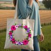 Free High Resolution Flower Wreath Image Floral arrangement in a circular shape, suitable for various creative projects.
