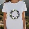 Beautiful Flower Crown Image A high-resolution floral wreath made up of colorful flowers on a clear background, suitable for printing or digital use.