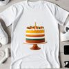 Colorful Cakes and Cupcakes PNG A brightly decorated birthday cake with candles on top, suitable for personal or commercial use.