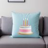 A high-resolution transparent PNG image of a birthday cake with clear background, perfect for commercial or personal use.