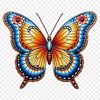 Beautiful Free Vector Insect A colorful butterfly with delicate wings, suitable for print or digital use.