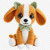 A high-resolution transparent image of a cute puppy against a clear background.