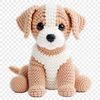 Transparent PNG image of a cute puppy with a clear background.