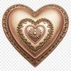 Heart Symbol PNG for Creative Projects A high-resolution transparent heart symbol with a clear background for creative projects.