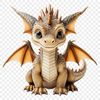 A large, transparent image of a mythical creature with scales and wings, suitable for sublimation printing.