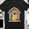 Enchanted Entrance: A Beautifully Designed Fairy Door A high-resolution transparent fairy door PNG with a clear background, suitable for commercial or personal use.