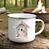 A whimsical Fairy Door with a clear transparent background, perfect for sublimation printing or digital use.