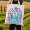Beautifully Detailed Doorway Image A whimsical fairy door with intricate details in high resolution, suitable for sublimation and commercial use.