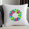 Beautiful Floral Garland Design PNG A high resolution floral wreath with clear background, suitable for sublimation printing or digital designs.