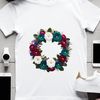 Floral Wreath in High Resolution PNG A floral wreath made with roses and other flowers in high resolution PNG format.