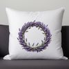 Beautiful Free Wreath Clipart Design A decorative floral wreath made from various flowers with a clear background.