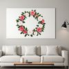 Beautiful Floral Wreath PNG Image A high resolution floral wreath with roses and flowers in a transparent PNG format.