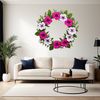 Beautiful Transparent Wreath PNG A high-resolution floral wreath with a clear background in transparent PNG format.