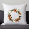 DIY Printable Floral Wreath Decor A high resolution floral wreath with clear background for personal or commercial use.
