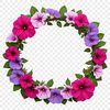 Free Floral Wreath Template for Personal or Commercial Use Free, downloadable flower wreath template in large PNG size suitable for commercial or personal use.