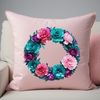 Free Floral Wreath Clipart for Commercial Use A floral wreath design suitable for digital use, including sublimation and high-resolution printing.