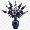 A bouquet of flowers with clear background and transparent PNG format.