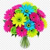 A transparent bouquet of flowers in high resolution, suitable for commercial or personal use.