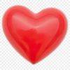 A high-resolution, transparent PNG heart symbol with a clear background.