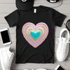 High Res Heart Image A stylized, high-resolution love heart with a clear background, ideal for sublimation printing.